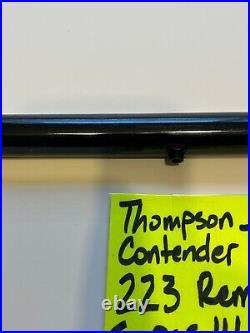 14 SUPER 14 223 REM blued barrel front TC thompson CONTENDER FREE SHIPPING