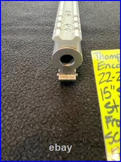 15 22-250 rem pistol stainless steel barrel thompson center ENCORE scope rail