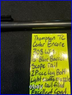 15 blue barrel 308 WIN scope rail ENCORE TC Thompson center FREE SHIPPING
