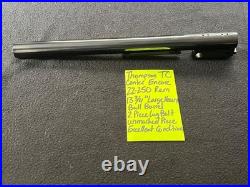 22-250 rem 13 3/4 ENCORE blue barrel thompson center TC 1 thick heavy barrel