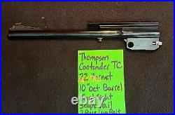 22 HORNET 10 octagon barrel front sight scope rail TC thompson CONTENDER freeSH