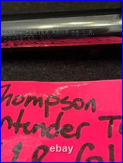 22 LR 10 BULL BARREL GEN 1 LEUPOLD mount rings TC thompson CONTENDER free SHIP