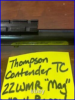 22 WMR 22 MAG 10 bull pistol barrel scope rail TC thompson CONTENDER free ship