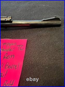 223 REM CONTENDER 10 blue bull barrel thompson center TC scope rail Ex cond
