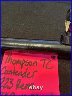 223 REM Compensater CONTENDER 12 blue bull barrel thompson center TC BURRIS
