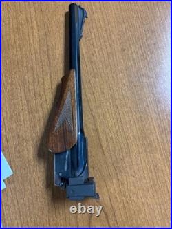 256 WIN MAG Octagon 10 TC Thompson CONTENDER barrel w silhouette rear sight 256 WIN MAG Octagon 10 TC Thompson CONTENDER barrel w silhouette rear sight