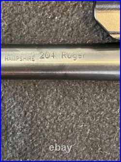 26 204 RUGER rifle blue barrel thompson center ENCORE TC scope rail light marks
