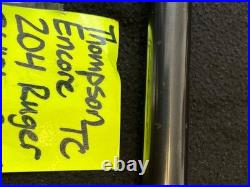 26 204 RUGER rifle blue barrel thompson center ENCORE TC scope rail light marks