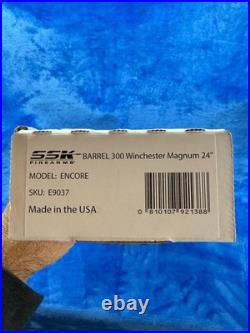 300 Winchester Magnum Encore 24 Barrel with TSOB Scope Base Thread Protected