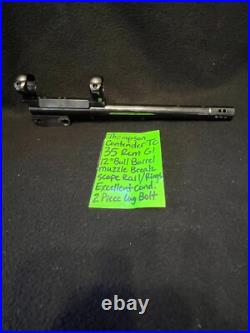 35 REM 12 BLUE BARREL muzzle break scope mount rings TC thompson CONTENDER F/S 35 REM 12 BLUE BARREL muzzle break scope mount rings TC thompson CONTENDER F/S