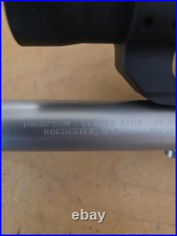 35 Rem Super 14 T/C Contender Stainless Steel Barrel w Rings & Burris 2x20