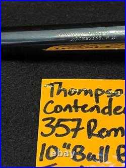 357 REM MAX 10 BULL BARREL pistol BURRIS scope mount ring TC thompson CONTENDER