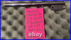 357 cal HERRETT 10 BULL barrel front sight TC thompson CONTENDER free shipping