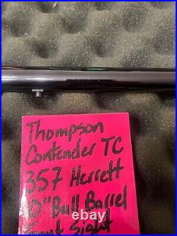 357 cal HERRETT 10 BULL barrel front sight TC thompson CONTENDER free shipping