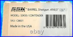 410ga 22 Barrel / Scope Base Choke Thompson Center Arms Contender G2 SSK50