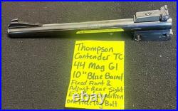 44 MAG 10 blue barrel thompson contender front rear sight TC free shipping
