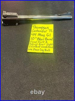 44 MAG 10 blue barrel thompson contender front rear sight TC free shipping