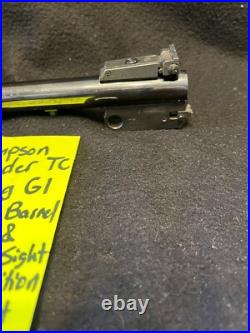 44 MAG 10 pistol barrel front rear sight TC thompson CONTENDER free ship 44 MAG 10 pistol barrel front rear sight TC thompson CONTENDER free ship