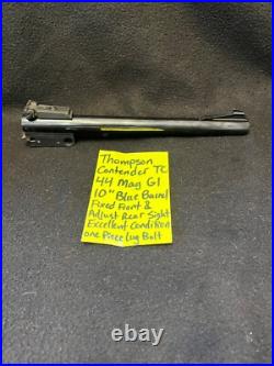 44 MAG 10 pistol barrel front rear sight TC thompson CONTENDER free ship 44 MAG 10 pistol barrel front rear sight TC thompson CONTENDER free ship