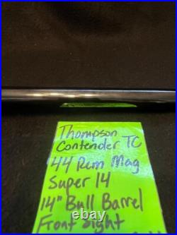 44 REM MAG 14 SUPER 14 BARREL TC WILLIAMS REAR thompson CONTENDER free SHIPPING 44 REM MAG 14 SUPER 14 BARREL TC WILLIAMS REAR thompson CONTENDER free SHIPPING