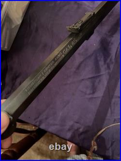 45 barrel T/C Thompson Center Hawken barrel plus front and rear sight Early