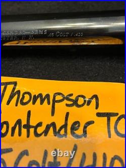 45 colt 410 10 BULL BARREL front rear sight TC thompson CONTENDER free SHIPPING 45 colt 410 10 BULL BARREL front rear sight TC thompson CONTENDER free SHIPPING