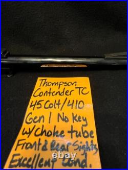 45 colt 410 10 BULL BARREL front rear sight TC thompson CONTENDER free SHIPPING 45 colt 410 10 BULL BARREL front rear sight TC thompson CONTENDER free SHIPPING