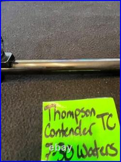 7-30 waters CONTENDER SUPER 14 blue barrel thompson center TC leupold rings
