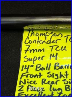 7mm TCU 14 SUPER 14 BULL BARREL TC thompson CONTENDER free shipping 7mm TCU 14 SUPER 14 BULL BARREL TC thompson CONTENDER free shipping