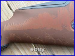 Custom Thompson Center Encore Ph Dk Brn Engraved Deer Flex Tech Rifle Stockset Custom Thompson Center Encore Ph Dk Brn Engraved Deer Flex Tech Rifle Stockset