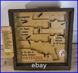 Early Vintage Thompson Center Contender TC Pistol Presentation Display Case RARE
