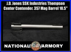 J. D. Jones SSK Industries Thompson Center Contender. 357 Mag 10.5 Barrel
