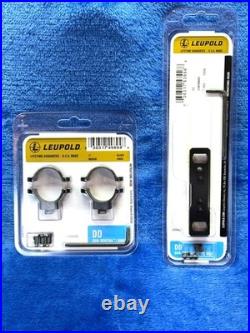 Leupold DD 1 Steel Rings Medium Height with base for Thompson Center Contender