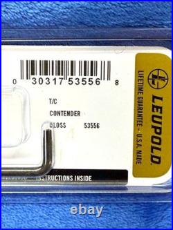 Leupold DD 1 Steel Rings Medium Height with base for Thompson Center Contender