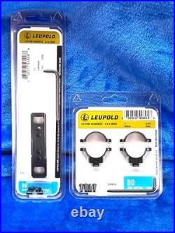 Leupold DD 1 Steel Rings Medium Height with base for Thompson Center Contender