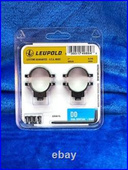 Leupold DD 1 Steel Rings Medium Height with base for Thompson Center Contender