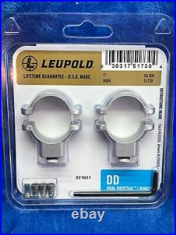 Leupold Scope Rings / Base Set for Thompson Center Arms Contender / G2 in Silver