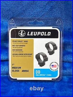 Leupold Scope Rings / Base Set for Thompson Center Arms Contender or G2 Black