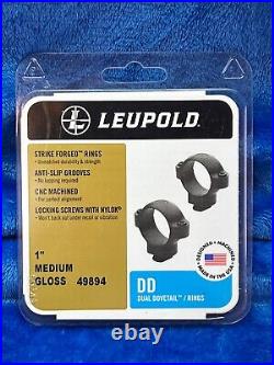 Leupold Scope Rings / Base Set for Thompson Center Arms Contender or G2 Black