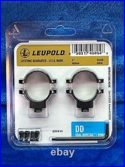 Leupold Scope Rings / Base Set for Thompson Center Arms Contender or G2 Black