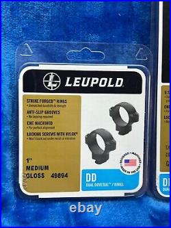 Leupold Scope Rings / Base Set for Thompson Center Arms Contender or G2 Black