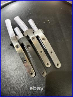 Lot of 4 Vintage Thompson Center Muzzleloader 3 Hole Barrel Tangs! See Details