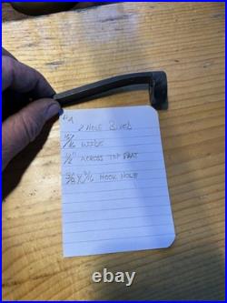 Lot of 4 Vintage Thompson Center Muzzleloader 3 Hole Barrel Tangs! See Details