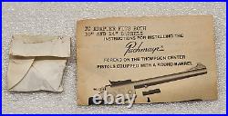 NOS Pachmayr Thompson Center G1 Contender Pistol 10 & 14 Round Barrel withScrews