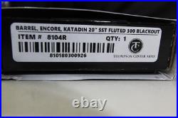 Nib T/c Thompson Center 8104r Rifle Barrel 20 Fl 300 Aac Black Out(03rao26ca)