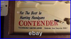 ORIGINAL Thompson/Center Arms T/C SILENT SAM Contender Store Display Case #7999