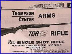 REDFIELD JR-TCR scope base & JR 1 ring set for T/C ARISTOCRAT'83 Single shot