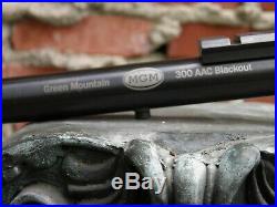 Rare 300 Acc Blackout Unique 18.5 Blued T/c Contender Mgm Green Mountain Rifle