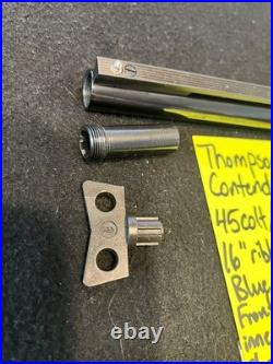 SCARCE 410 45 colt SWEET 16 vented ribbed blue barrel THOMPSON CONTENDER TC