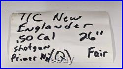 T/C Thompson Center New Englander Sidelock 26 Barrel With Shotgun Primer Nip (Q)